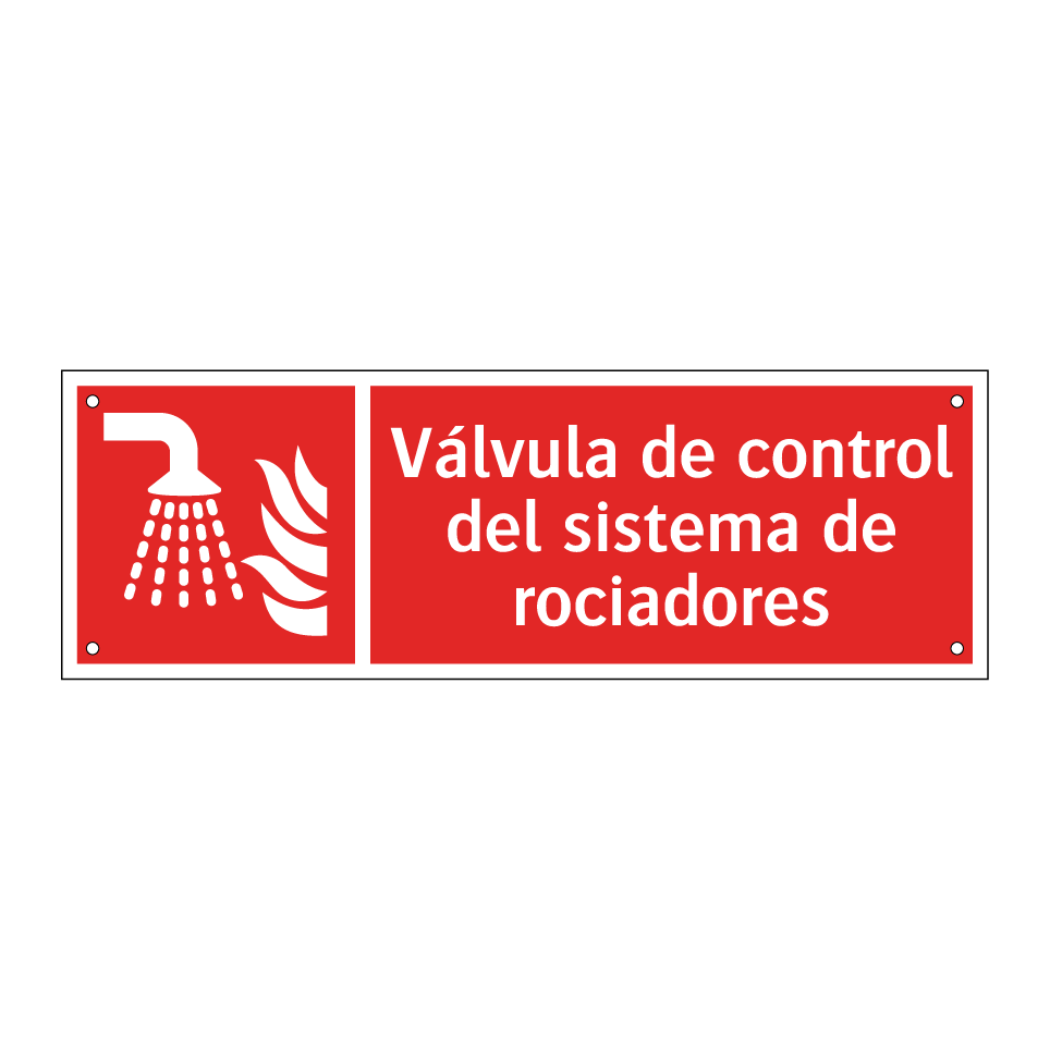 Válvula de control del sistema de rociadores