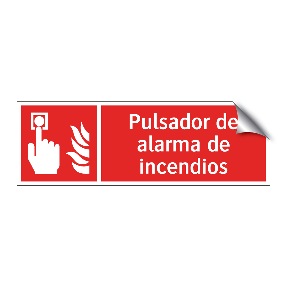 Pulsador de alarma de incendios
