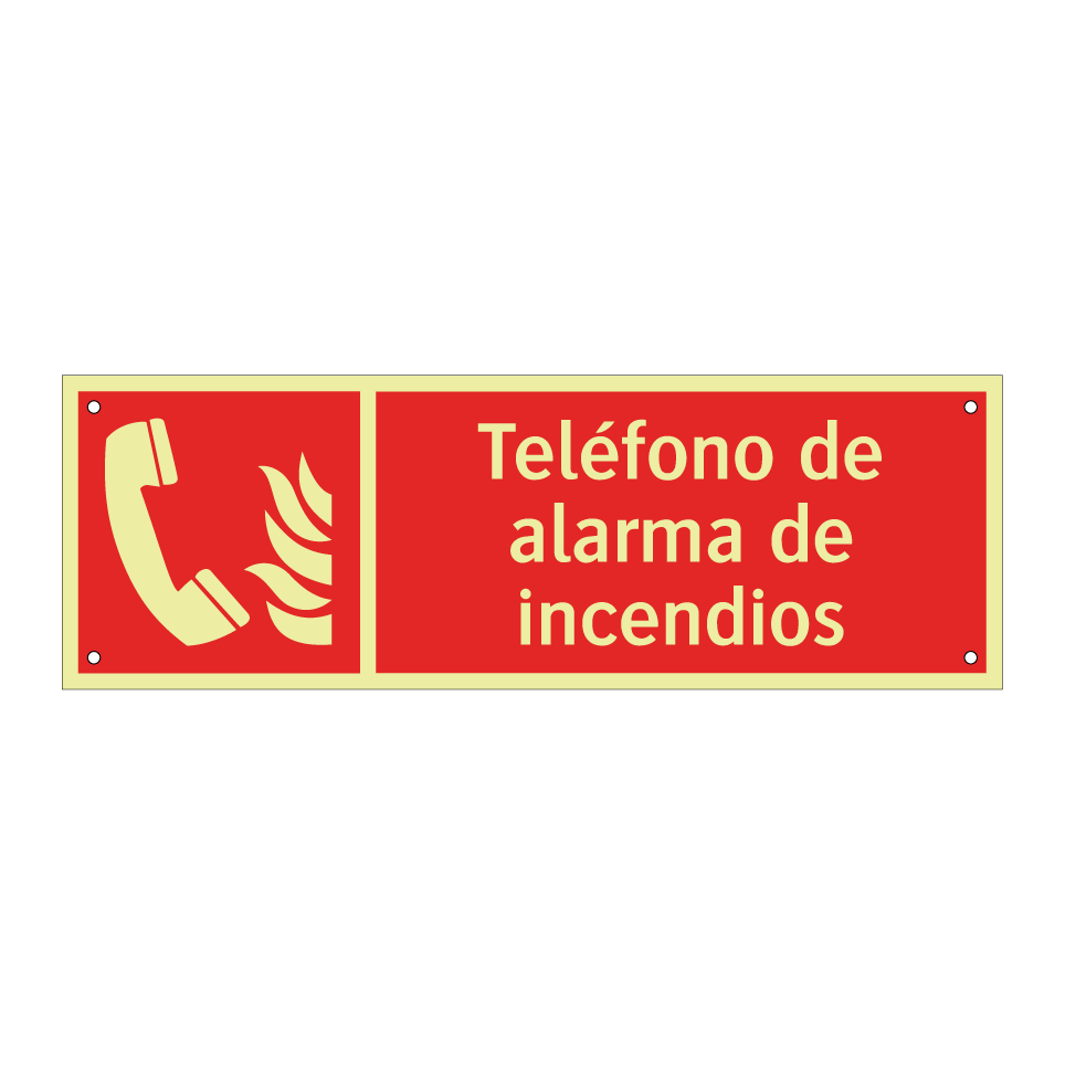 Teléfono de alarma de incendios