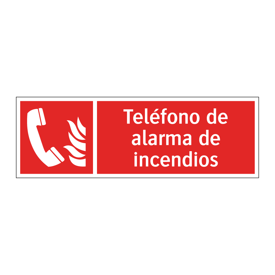 Teléfono de alarma de incendios