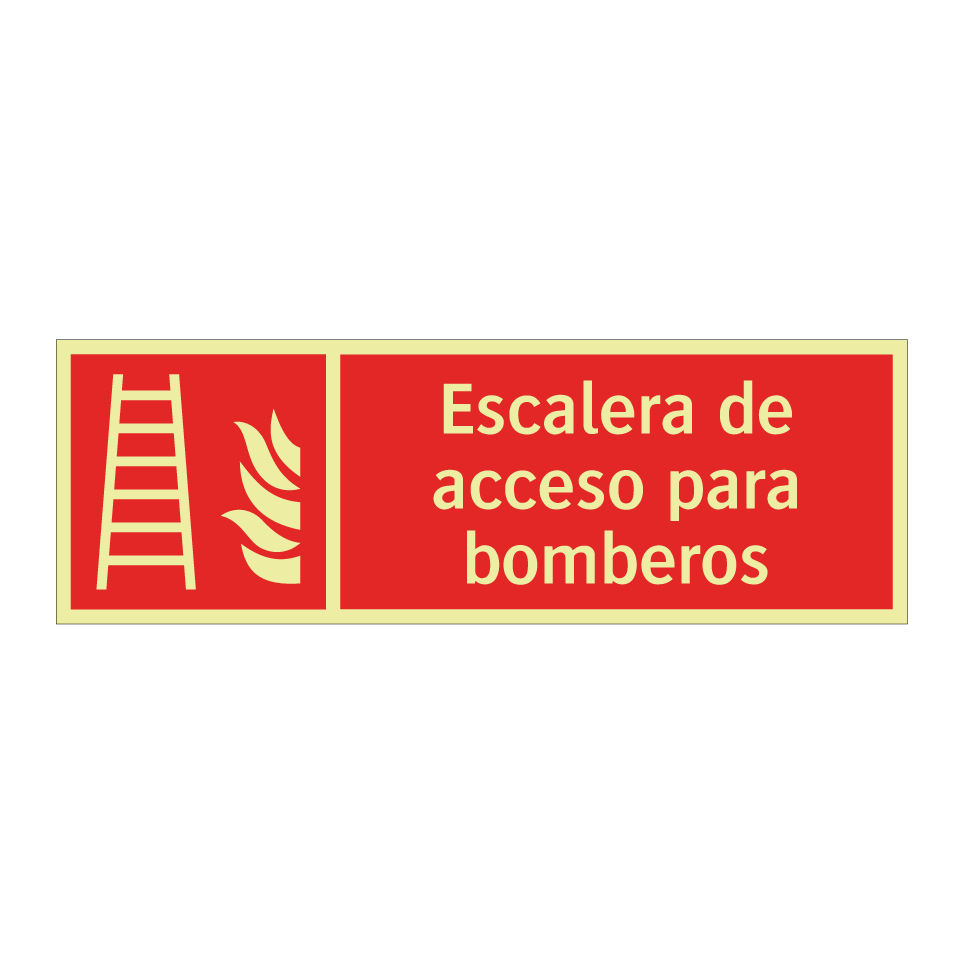 Escalera de acceso para bomberos
