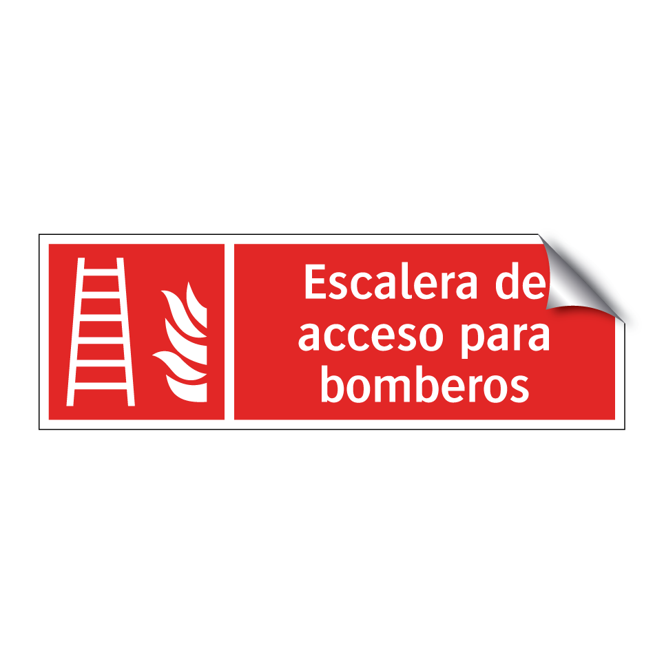 Escalera de acceso para bomberos