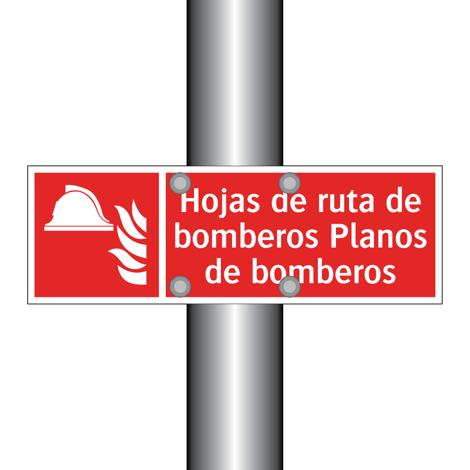 Hojas de ruta de bomberos Planos de bomberos