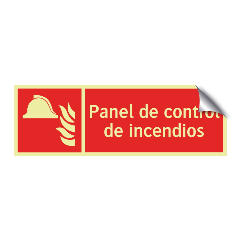 Panel de control de incendios