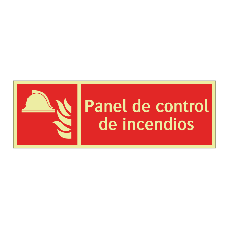 Panel de control de incendios