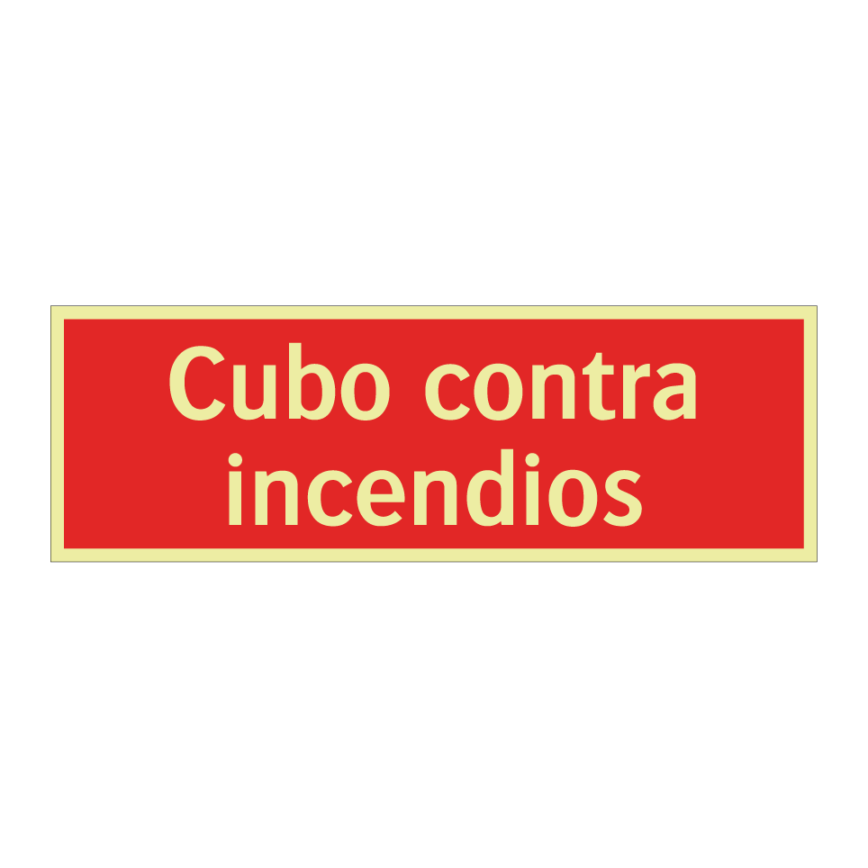 Cubo contra incendios
