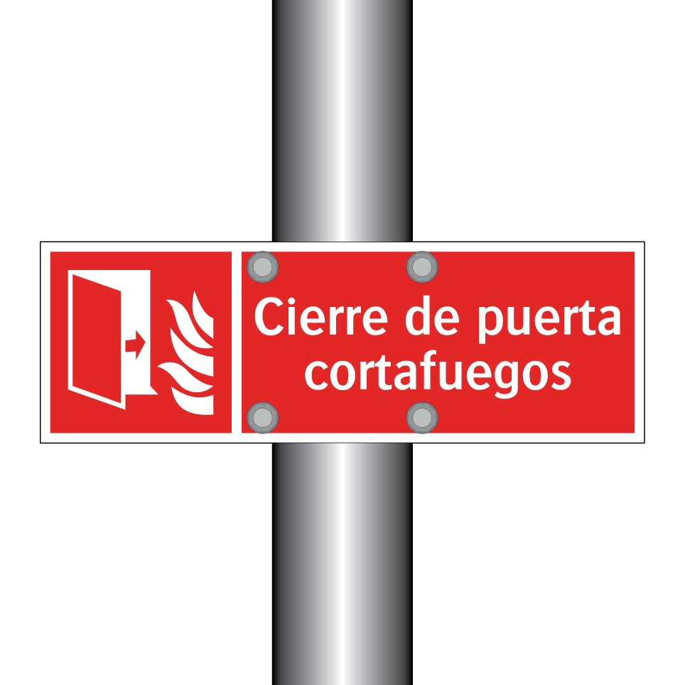 Cierre de puerta cortafuegos