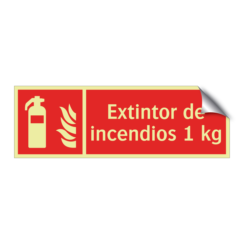 Extintor de incendios 1 kg