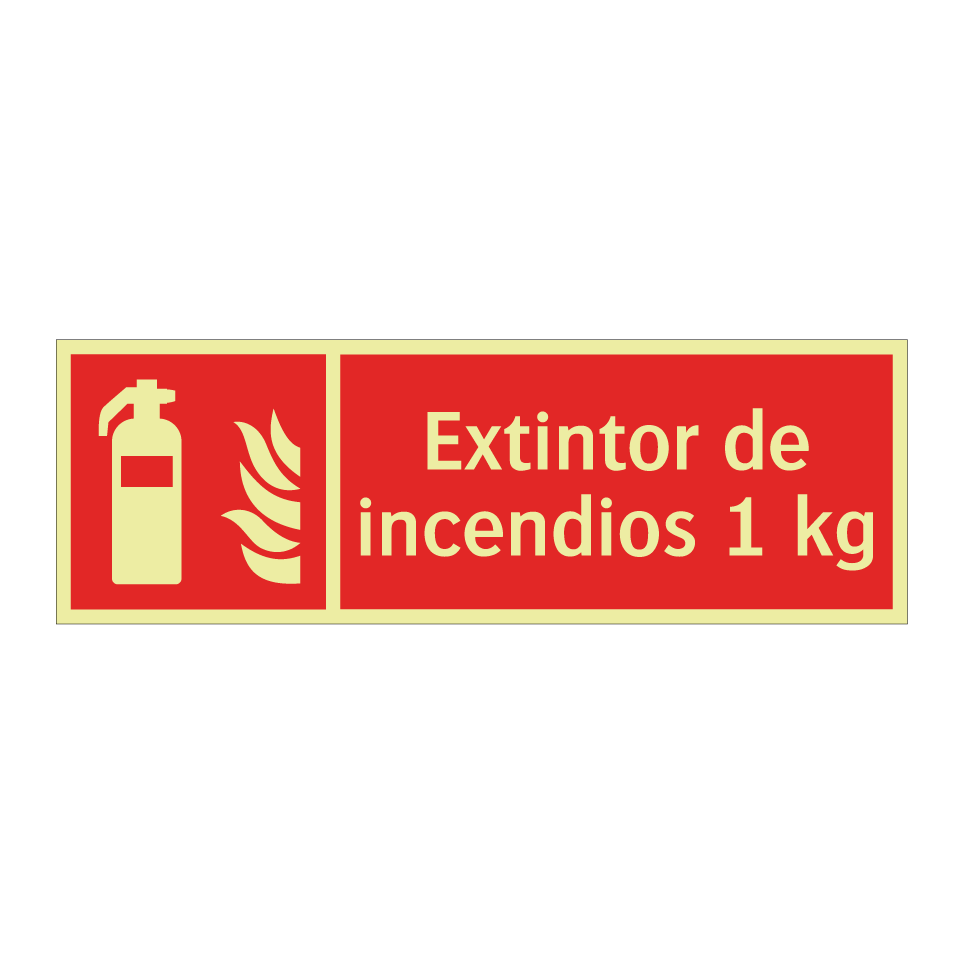 Extintor de incendios 1 kg
