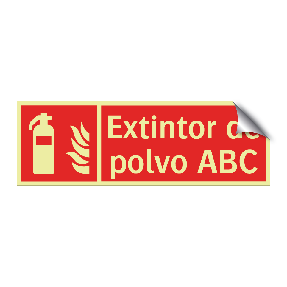 Extintor de polvo ABC