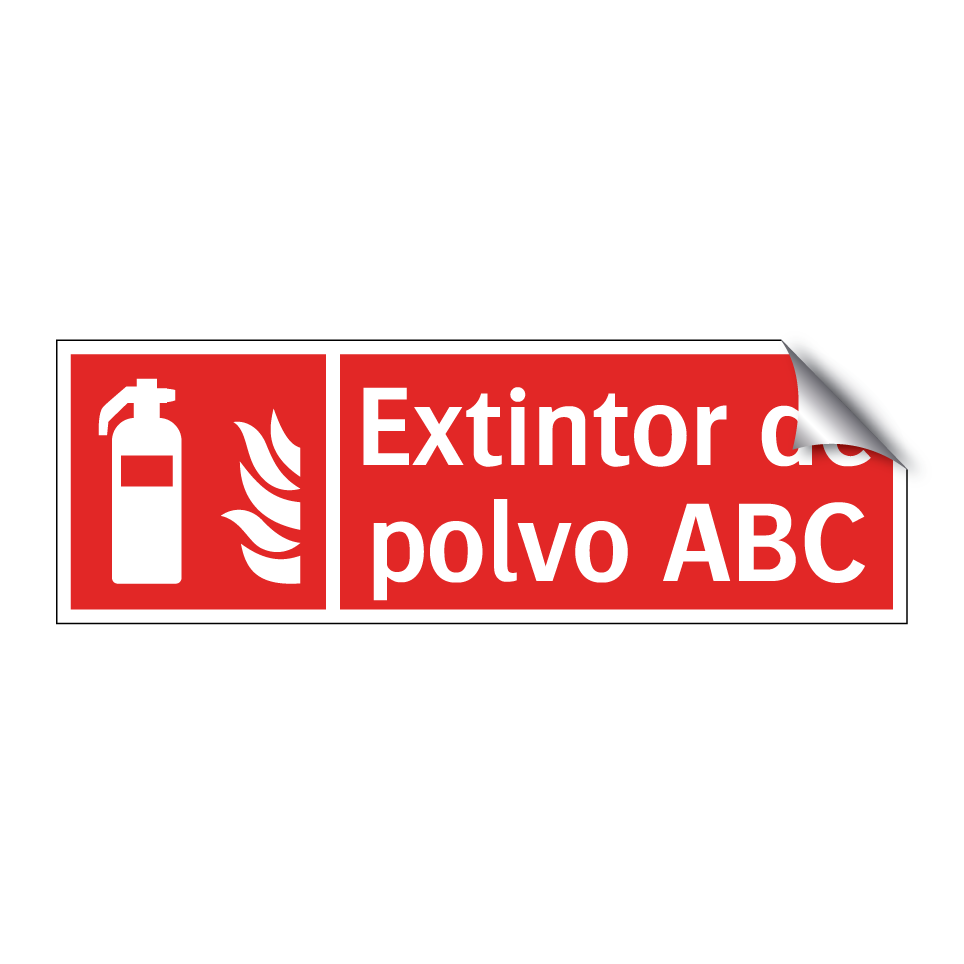Extintor de polvo ABC