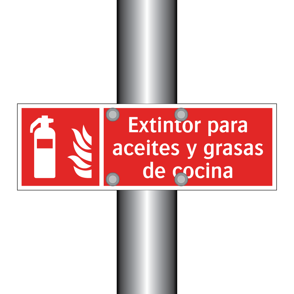Extintor para aceites y grasas de cocina