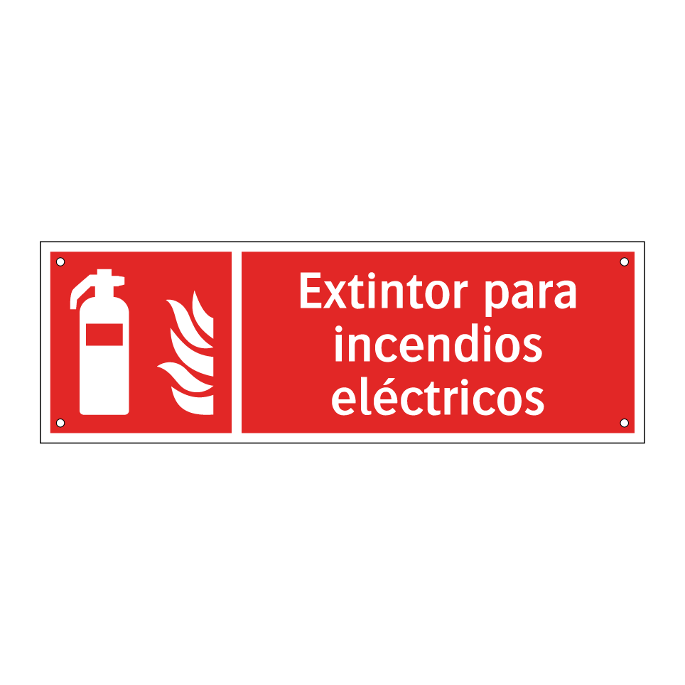 Extintor para incendios eléctricos
