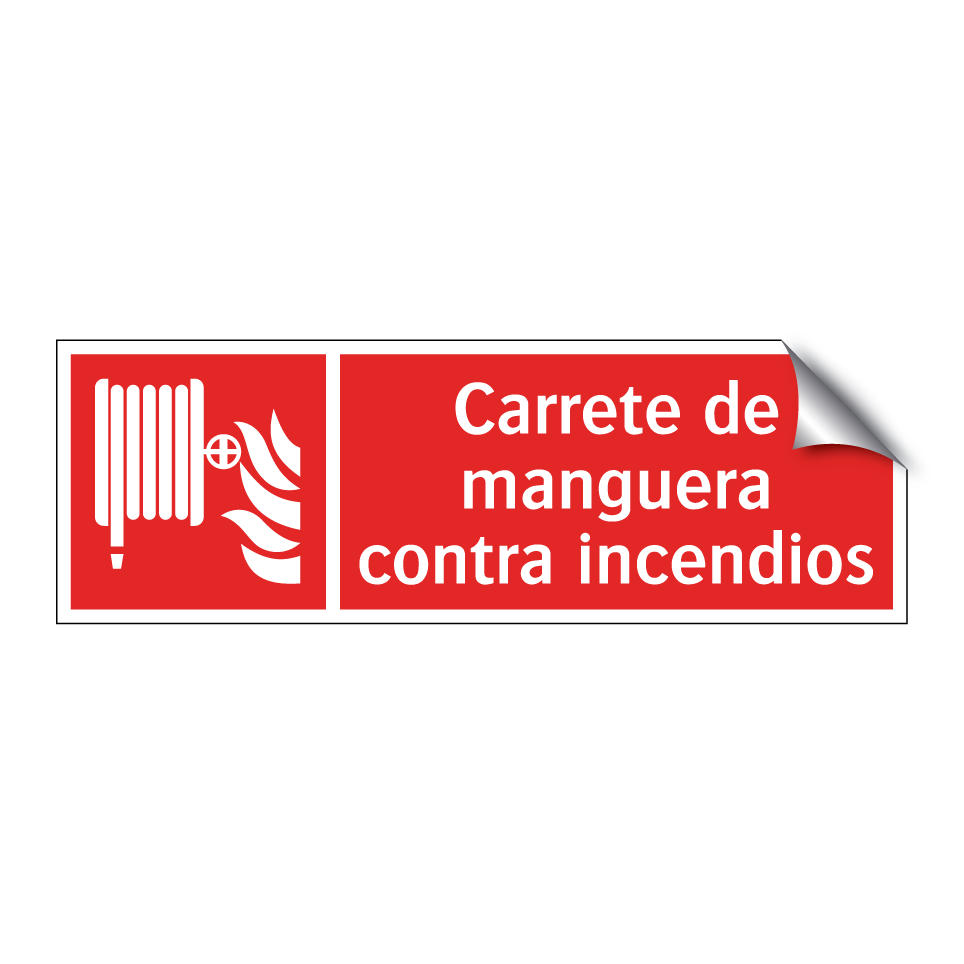 Carrete de manguera contra incendios