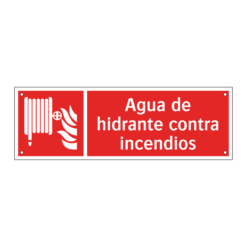 Agua de hidrante contra incendios