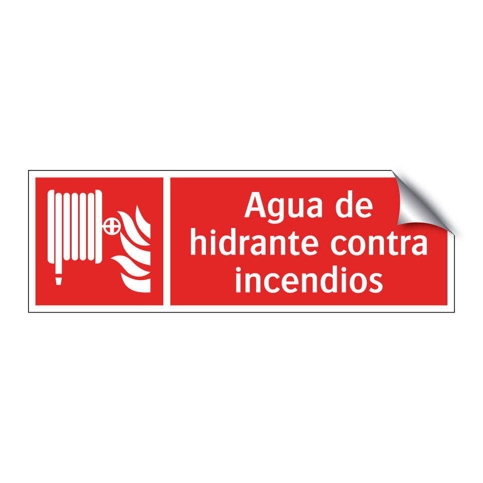 Agua de hidrante contra incendios
