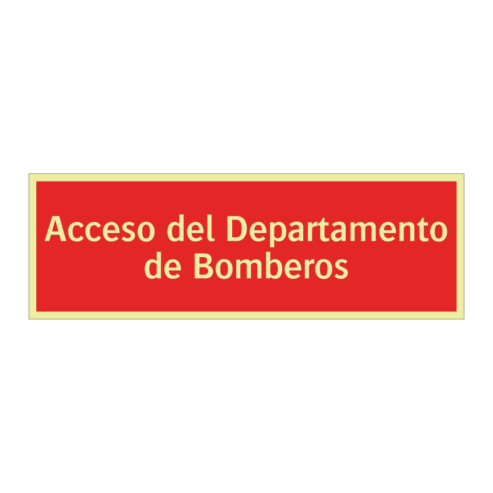 Acceso del Departamento de Bomberos