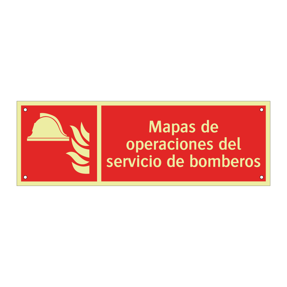 Mapas de operaciones del servicio de bomberos
