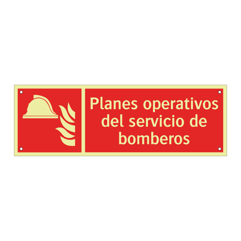 Planes operativos del servicio de bomberos