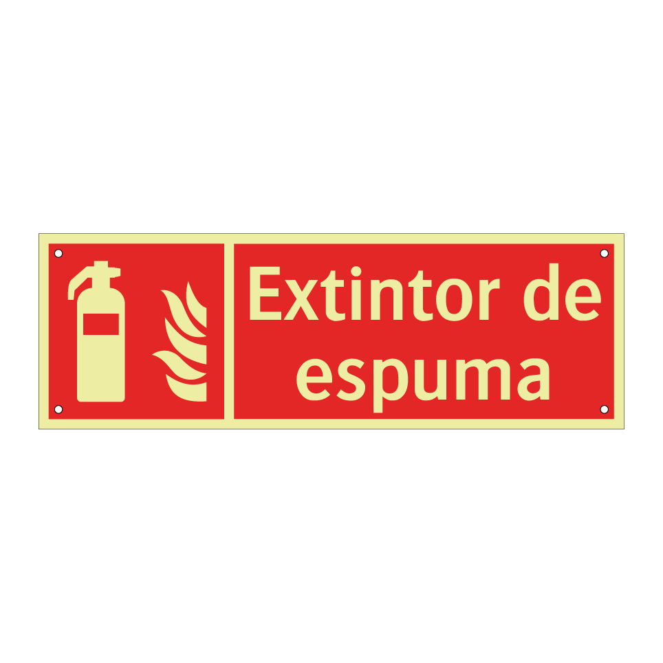Extintor de espuma