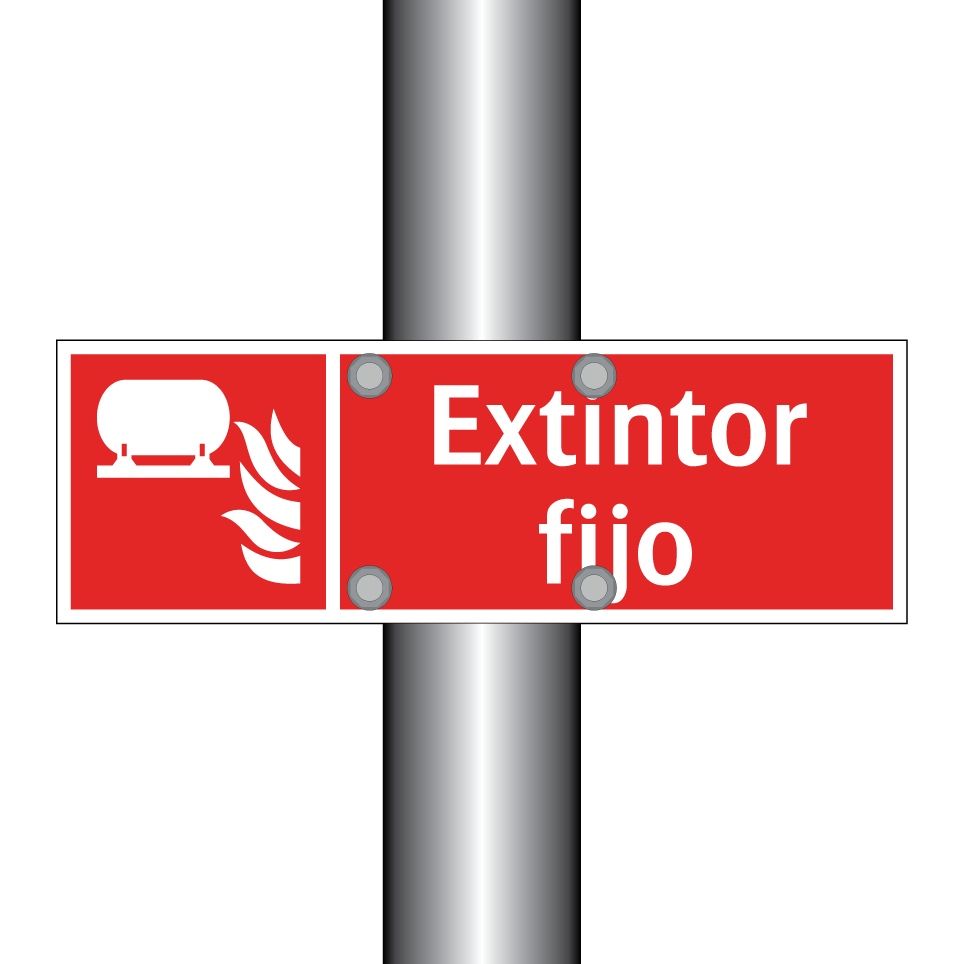 Extintor fijo