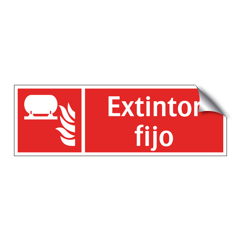 Extintor fijo
