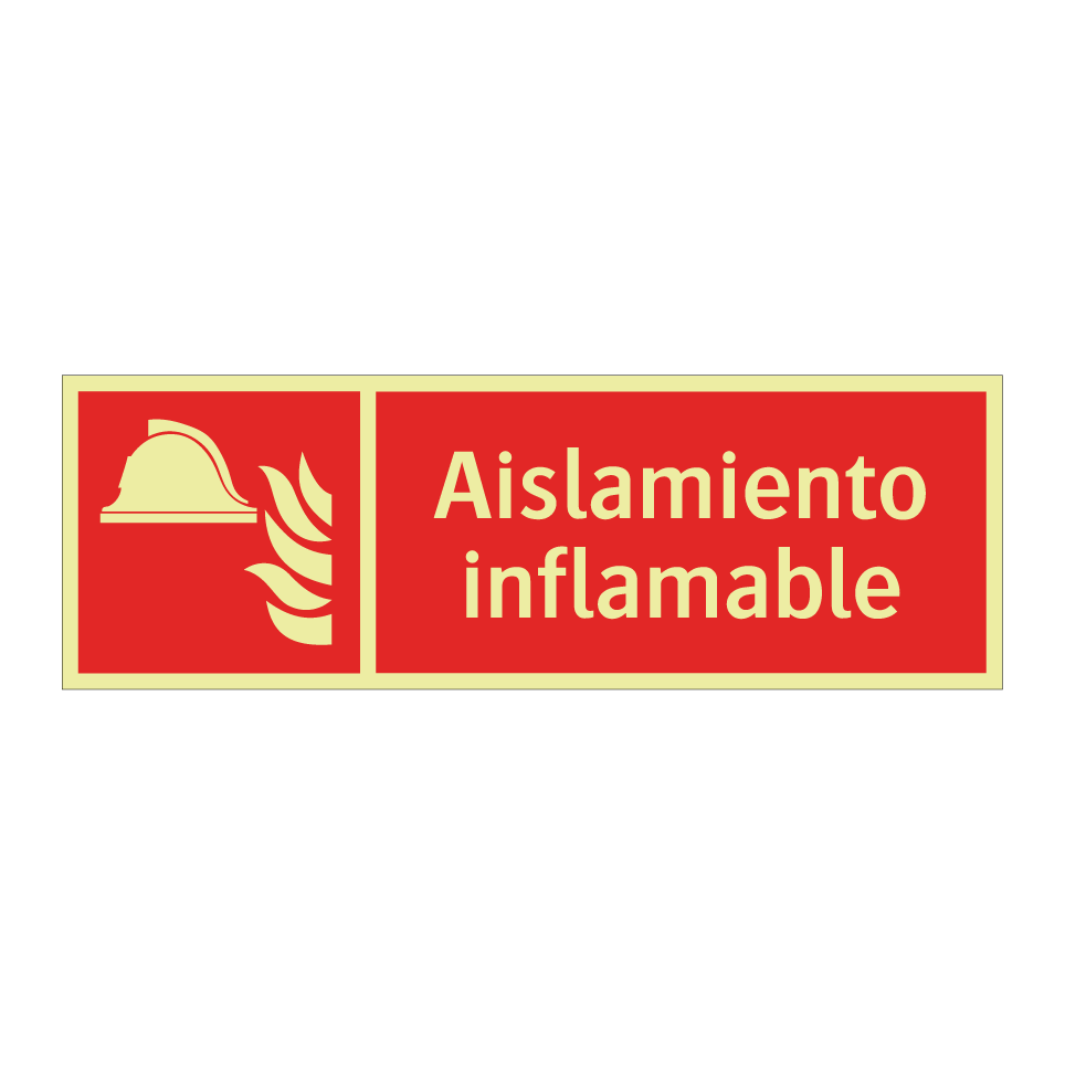 Aislamiento inflamable