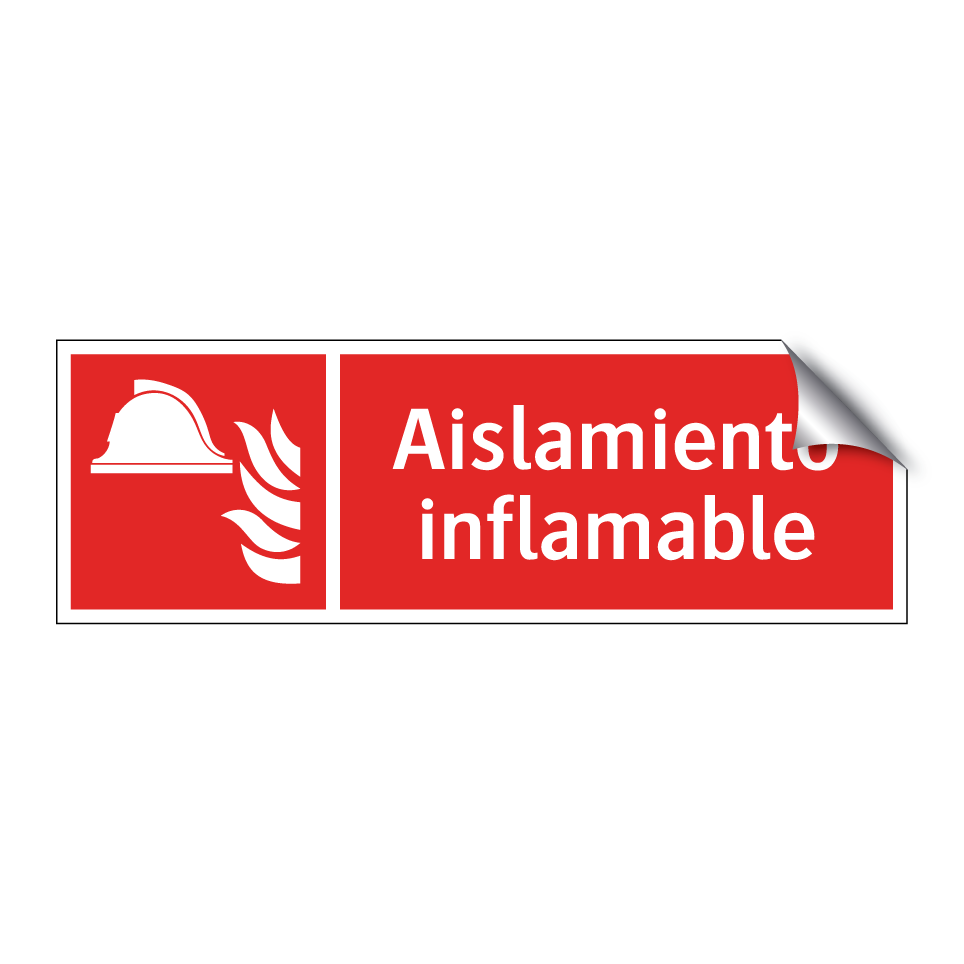 Aislamiento inflamable