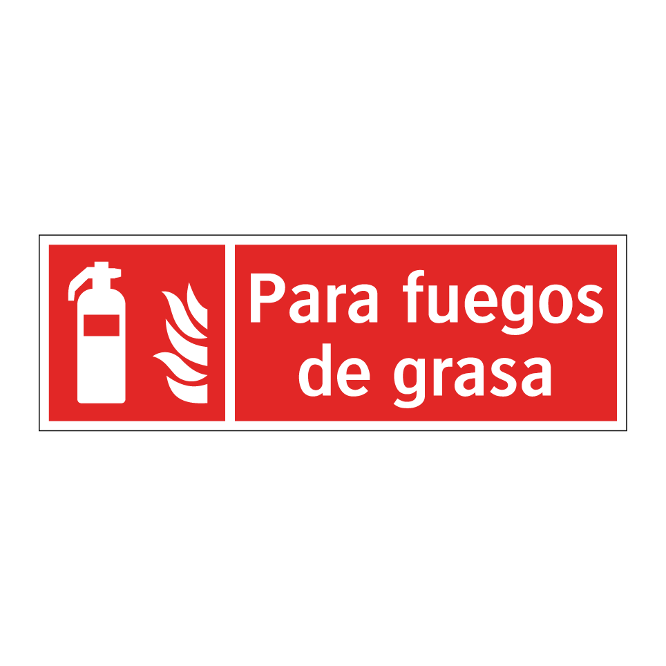 Para fuegos de grasa