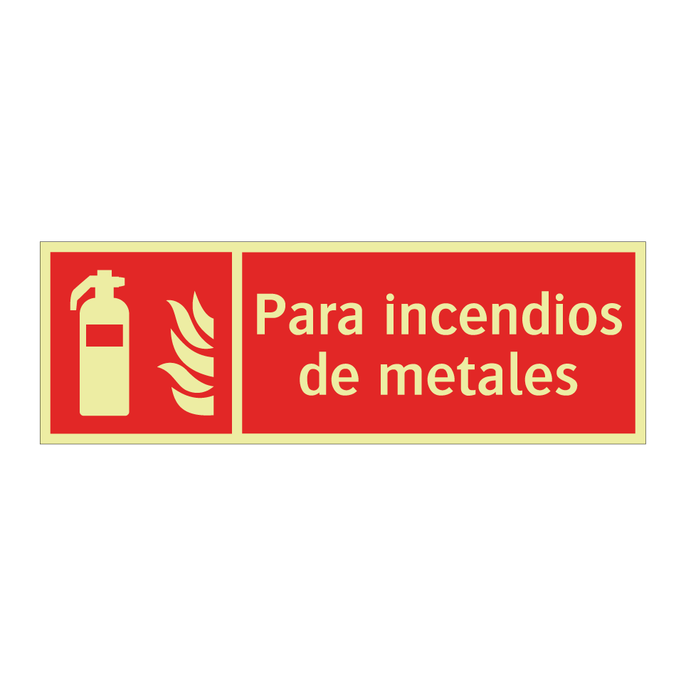 Para incendios de metales