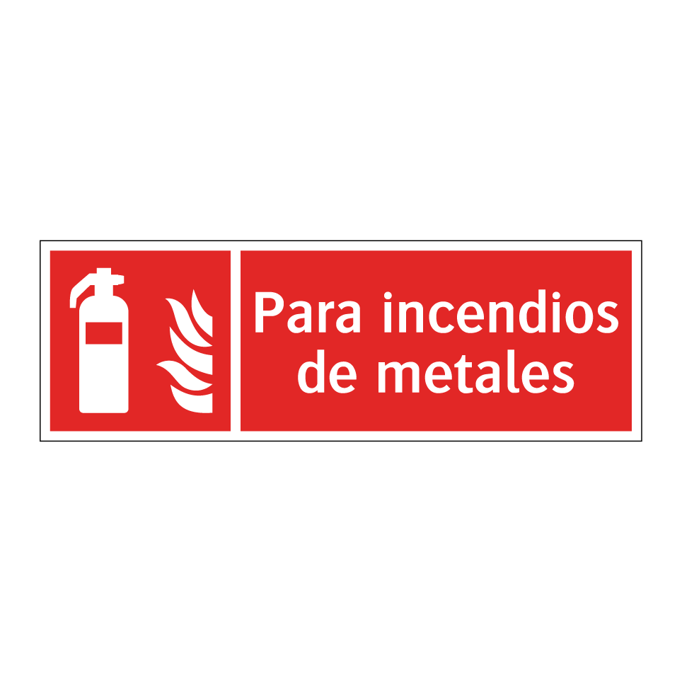 Para incendios de metales