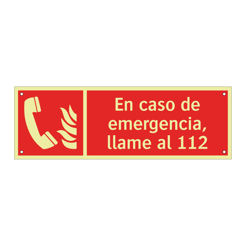 En caso de emergencia, llame al 112