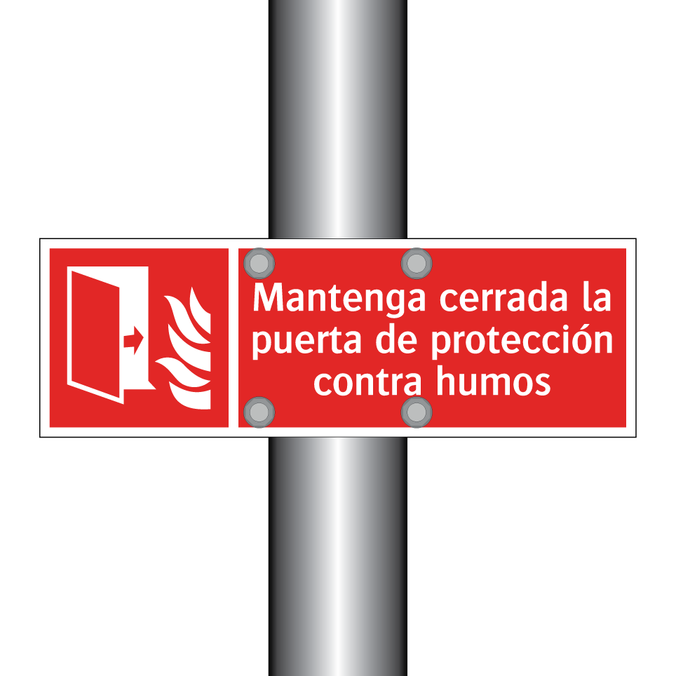 Mantenga cerrada la puerta de protección contra humos
