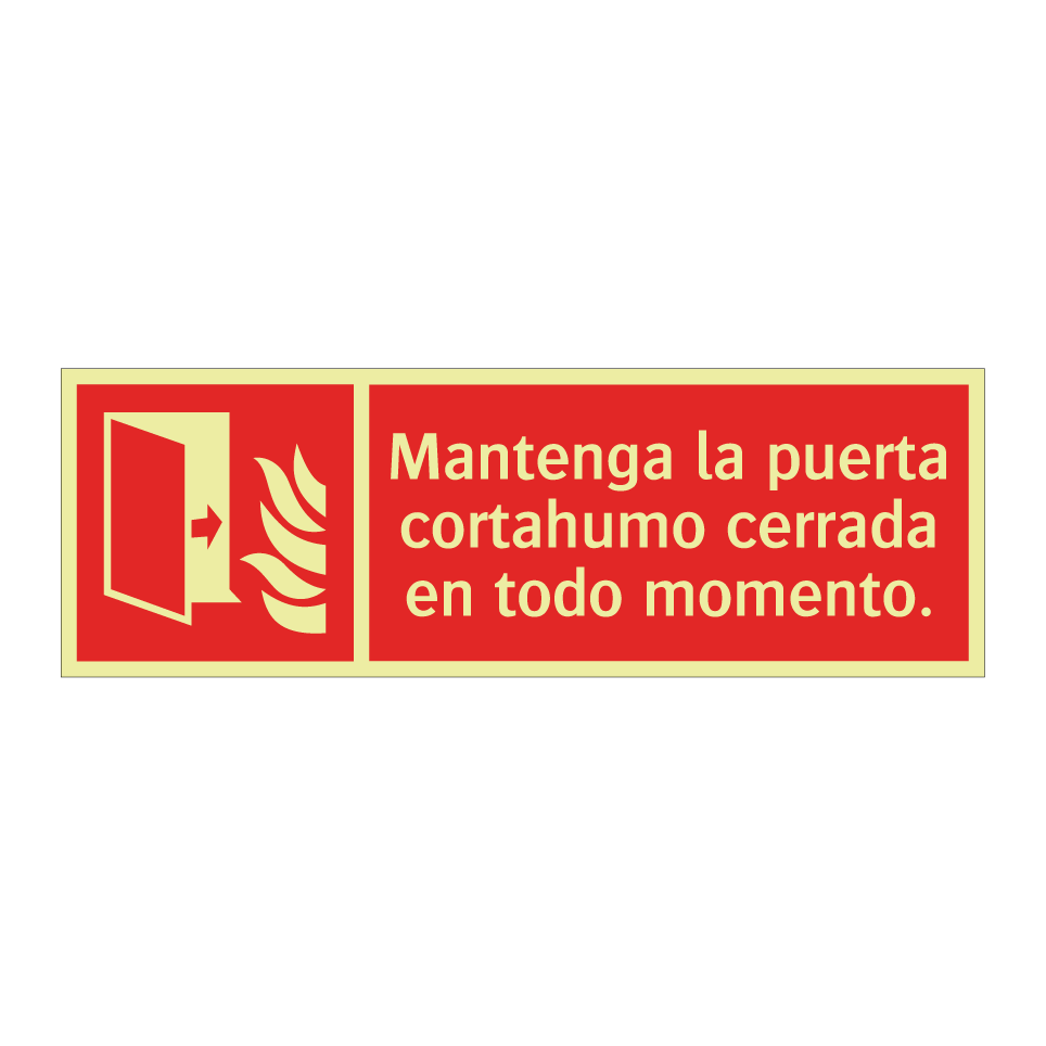 Mantenga la puerta cortahumo cerrada en todo momento.