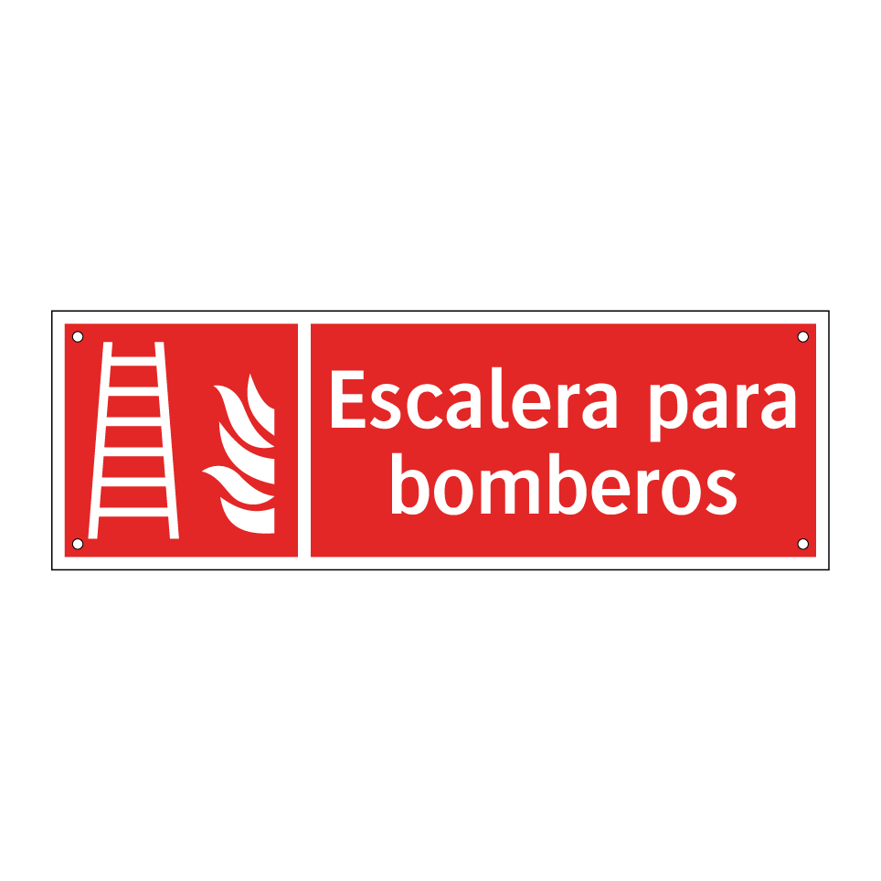 Escalera para bomberos