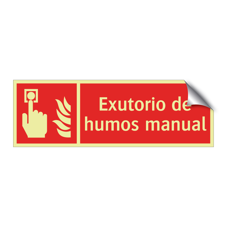 Exutorio de humos manual