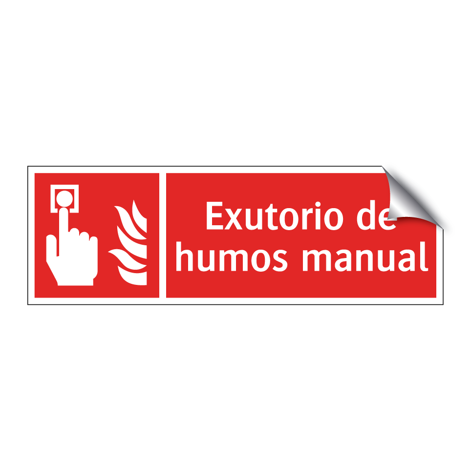 Exutorio de humos manual