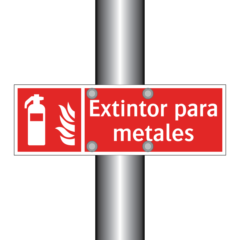 Extintor para metales