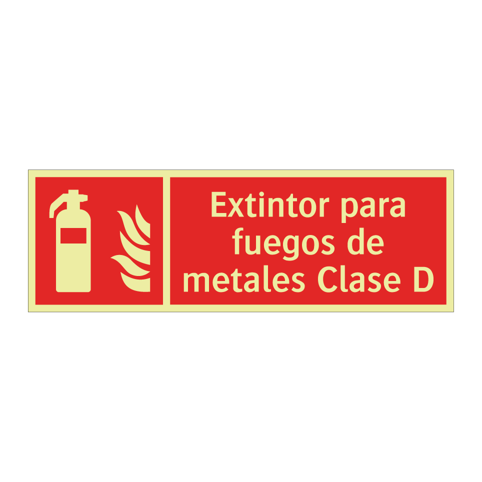 Extintor para fuegos de metales Clase D