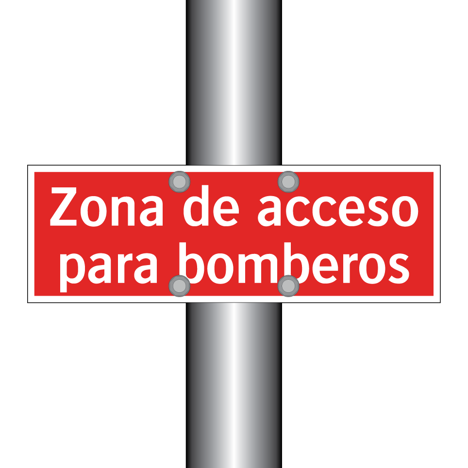 Zona de acceso para bomberos