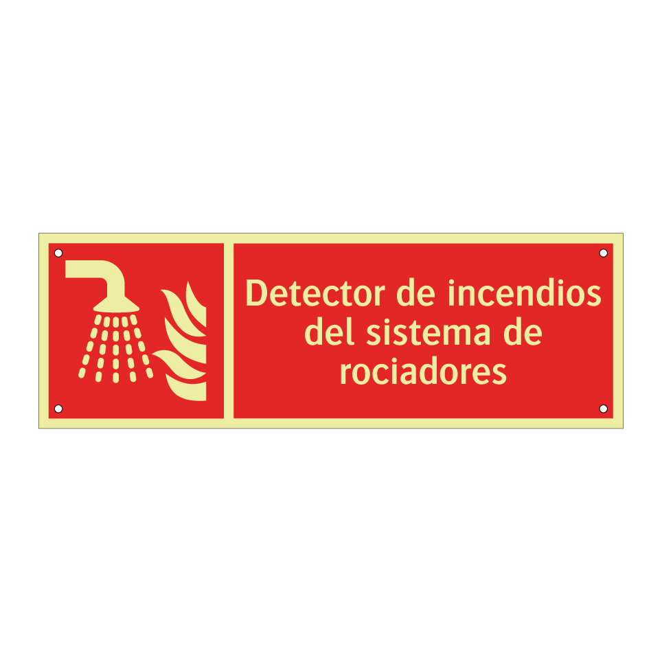 Detector de incendios del sistema de rociadores