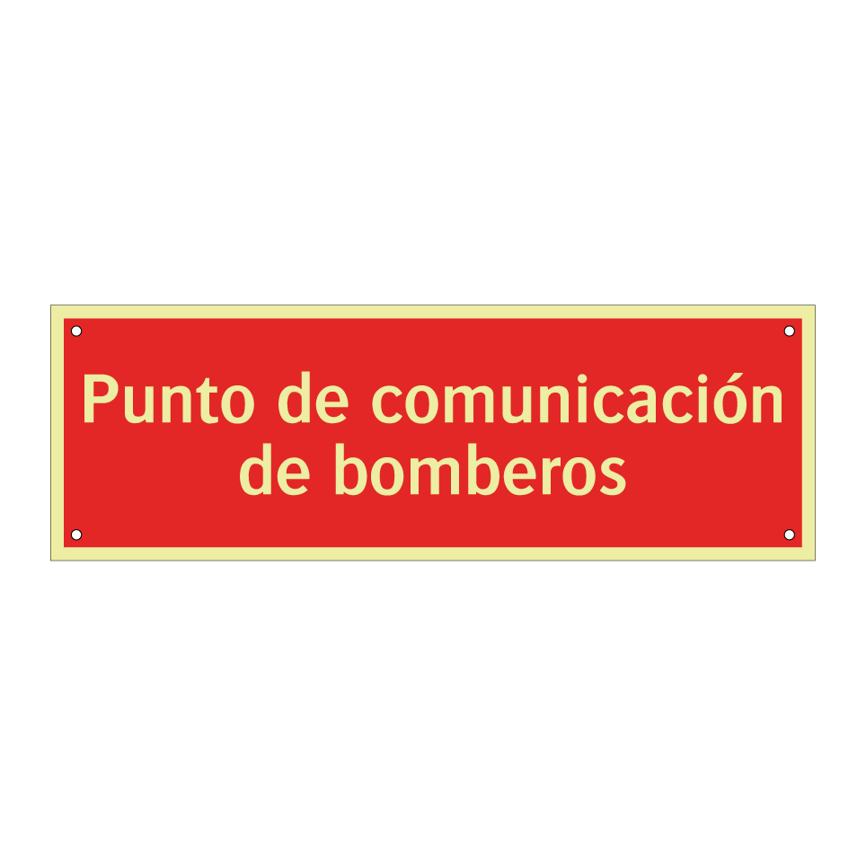 Punto de comunicación de bomberos