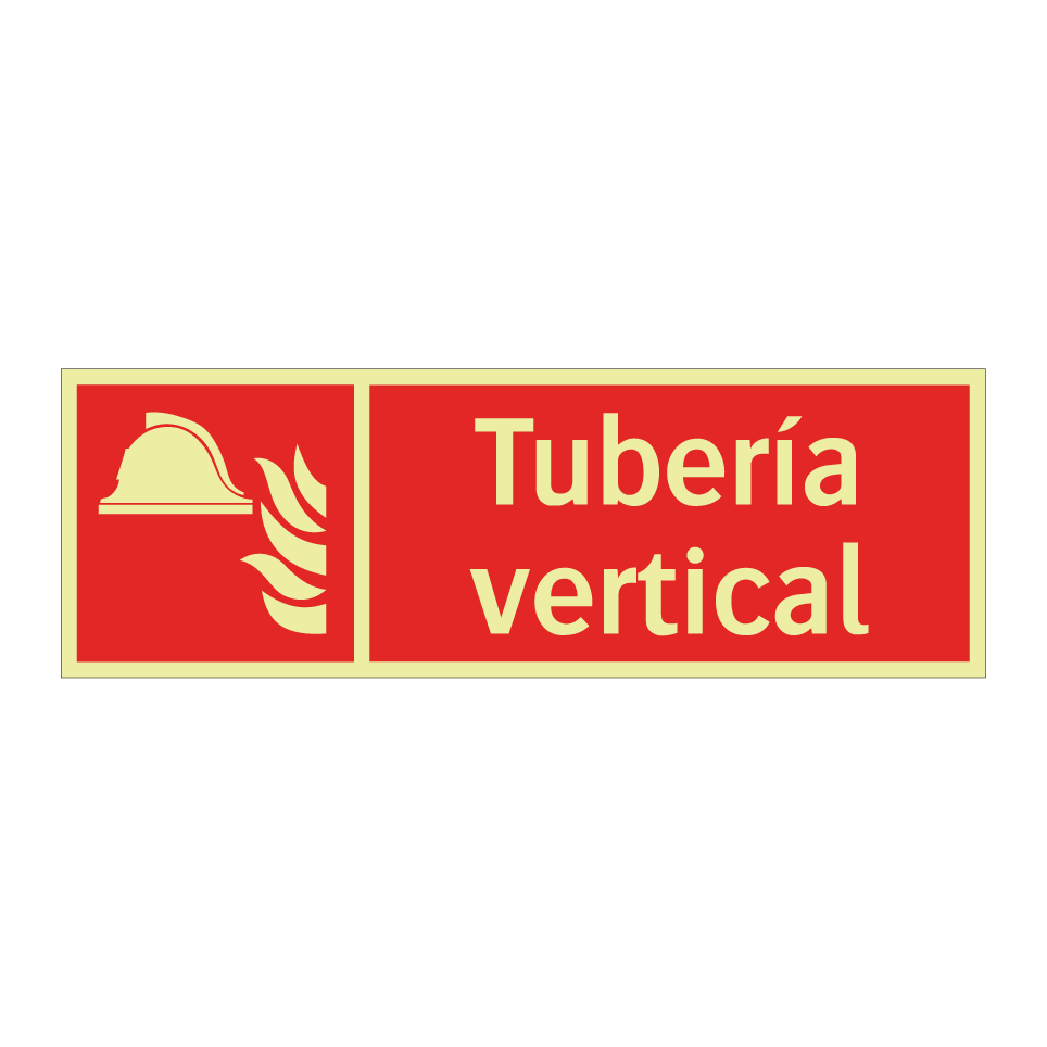 Tubería vertical