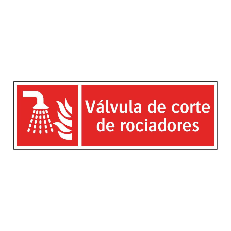 Válvula de corte de rociadores