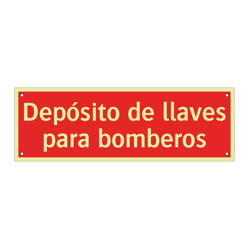 Depósito de llaves para bomberos