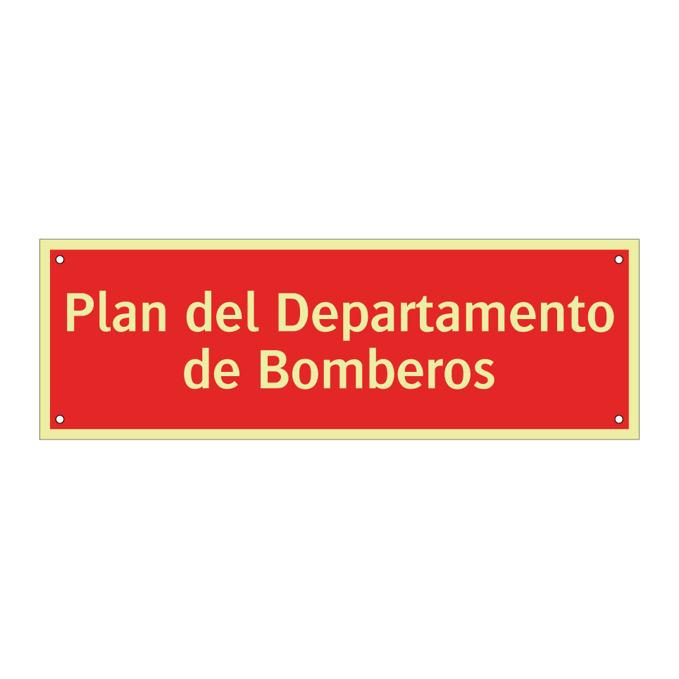 Plan del Departamento de Bomberos