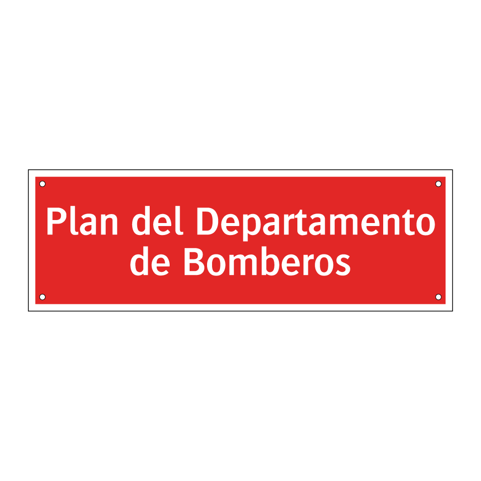 Plan del Departamento de Bomberos