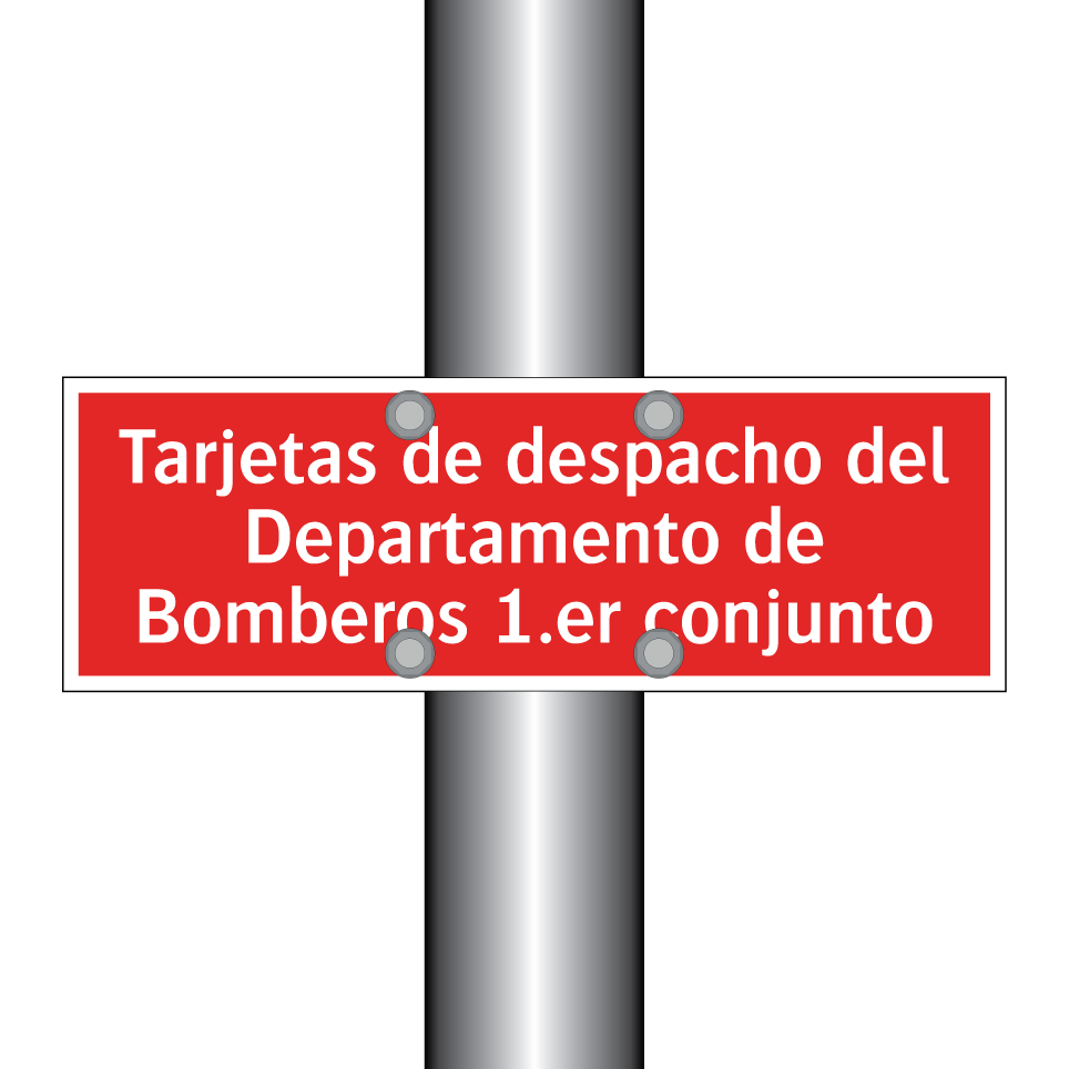 Tarjetas de despacho del Departamento de Bomberos 1.er conjunto