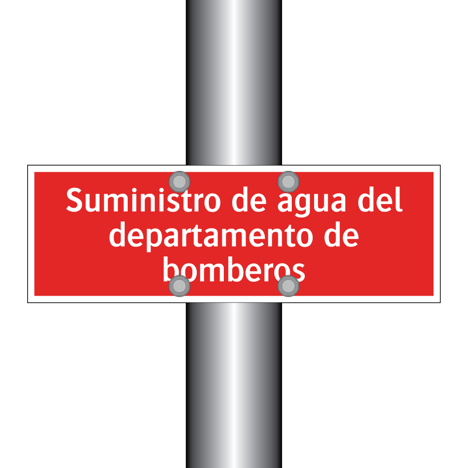 Suministro de agua del departamento de bomberos