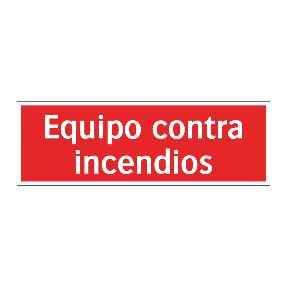 Equipo contra incendios
